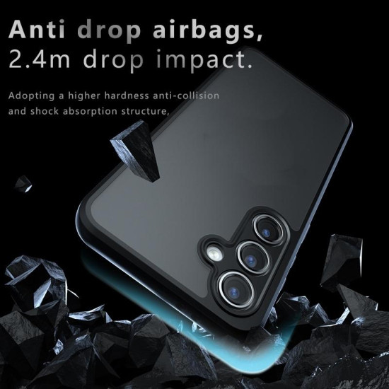For Samsung Galaxy S24+ 5G Armor Precise Hole PC Hybrid TPU Phone Case(Transparent)