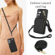 For Samsung Galaxy S24+ / S25+ 5G AwQuer Crossbody Zipper Wallet Rhombic Leather Back Phone Case(Black)