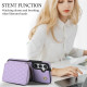For Samsung Galaxy S24+ / S25+ 5G AwQuer Crossbody Zipper Wallet Rhombic Leather Back Phone Case(Purple)
