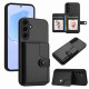 For Samsung Galaxy S24+ 5G Button Card Bag RFID Anti-theft Phone Case(Black)