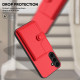 For Samsung Galaxy S24+ 5G Button Card Bag RFID Anti-theft Phone Case(Red)