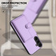 For Samsung Galaxy S24+ 5G Button Card Bag RFID Anti-theft Phone Case(Purple)