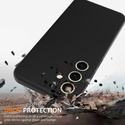 For Samsung Galaxy S24+ 5G Shockproof Silicone Magsafe Phone Case(Black)