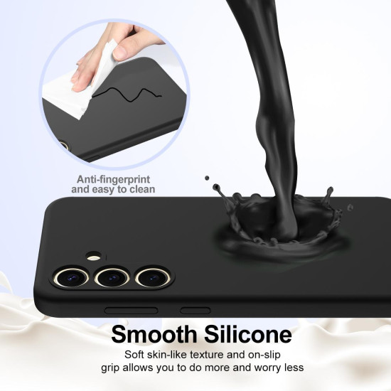 For Samsung Galaxy S24+ 5G Shockproof Silicone Magsafe Phone Case(Black)