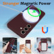 For Samsung Galaxy S24+ 5G Shockproof Silicone Magsafe Phone Case(Plum Color)