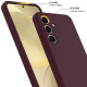 For Samsung Galaxy S24+ 5G Shockproof Silicone Magsafe Phone Case(Plum Color)