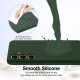 For Samsung Galaxy S24+ 5G Shockproof Silicone Magsafe Phone Case(Dark Green)