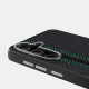 For Samsung Galaxy S24+ 5G ABEEL 6D Micro Relief MagSafe Magnetic Phone Case(Green)