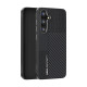 For Samsung Galaxy S24+ 5G ABEEL 6D Micro Relief MagSafe Magnetic Phone Case(Carbon Fiber Black)