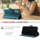 For Samsung Galaxy A35 5G Ring Buckle Rhombic Leather Phone Case(Green)