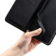 For Samsung Galaxy A35 5G Ring Buckle Rhombic Leather Phone Case(Black)
