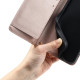 For Samsung Galaxy A35 5G Ring Buckle Rhombic Leather Phone Case(Rose Gold)