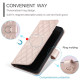 For Samsung Galaxy A35 5G Ring Buckle Rhombic Leather Phone Case(Rose Gold)