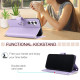 For Samsung Galaxy A35 5G Ring Buckle Rhombic Leather Phone Case(Purple)