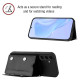 For Samsung Galaxy S24+ 5G Skin Feel Four Card Slots Phone Case with Wrist Strap(Black)