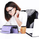 For Samsung Galaxy S24+ 5G Skin Feel Four Card Slots Phone Case with Wrist Strap(Purple)