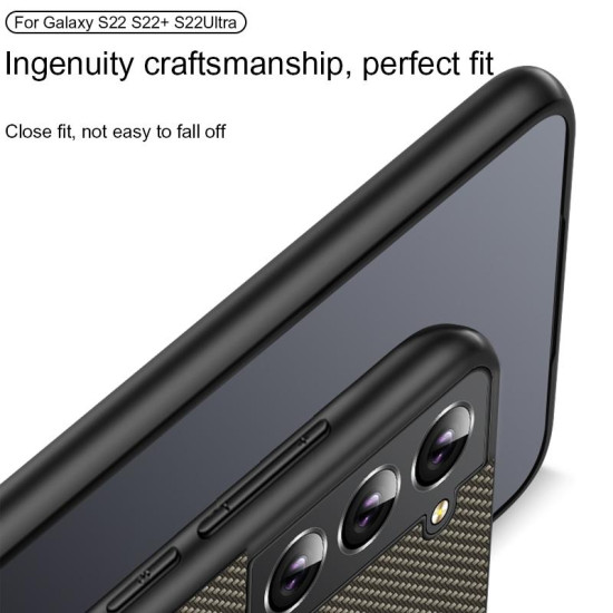 For Samsung Galaxy S24+ 5G Carbon Fiber Texture Printing Phone Case(Black)