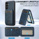 For Samsung Galaxy S24+ 5G LC.IMEEKE L3 Series Detachable RFID Card Bag Magsafe Phone Case(Blue)