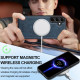 For Samsung Galaxy S24+ 5G LC.IMEEKE L3 Series Detachable RFID Card Bag Magsafe Phone Case(Blue)