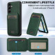 For Samsung Galaxy S24+ 5G LC.IMEEKE L3 Series Detachable RFID Card Bag Magsafe Phone Case(Green)