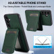 For Samsung Galaxy S24+ 5G LC.IMEEKE L3 Series Detachable RFID Card Bag Magsafe Phone Case(Green)