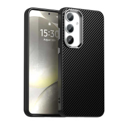 For Samsung Galaxy S24+ 5G Carbon Fiber Series IMD Phone Case(Black)