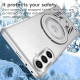 For Samsung Galaxy S24+ 5G Ice Sense Series Graphene Cooling MagSafe Holder Phone Case(Orange)