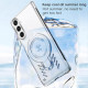 For Samsung Galaxy S24+ 5G Ice Sense Series Graphene Cooling MagSafe Holder Phone Case(Silver)