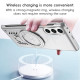 For Samsung Galaxy S24+ 5G Ice Sense Series Graphene Cooling MagSafe Holder Phone Case(Silver)