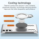 For Samsung Galaxy S24+ 5G Ice Sense Series Graphene Cooling MagSafe Holder Phone Case(Silver)