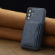 For Samsung Galaxy S24+ 5G LC.IMEEKE L5 Series Detachable RFID Card Bag Magsafe Phone Case(Blue)