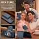 For Samsung Galaxy S24+ 5G LC.IMEEKE L5 Series Detachable RFID Card Bag Magsafe Phone Case(Blue)