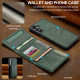 For Samsung Galaxy S24+ 5G LC.IMEEKE L5 Series Detachable RFID Card Bag Magsafe Phone Case(Green)