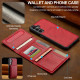For Samsung Galaxy S24+ 5G LC.IMEEKE L5 Series Detachable RFID Card Bag Magsafe Phone Case(Red)