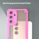 For Samsung Galaxy S24+ 5G Armor Glaze PC Hybrid TPU Phone Case(Pink)
