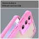 For Samsung Galaxy S24+ 5G Armor Glaze PC Hybrid TPU Phone Case(Pink)