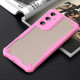 For Samsung Galaxy S24+ 5G Armor Glaze PC Hybrid TPU Phone Case(Pink)
