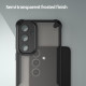 For Samsung Galaxy S24+ 5G Armor Glaze PC Hybrid TPU Phone Case(Black)