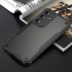 For Samsung Galaxy S24+ 5G Armor Glaze PC Hybrid TPU Phone Case(Black)