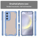 For Samsung Galaxy S24+ 5G Armor Glaze PC Hybrid TPU Phone Case(Blue)