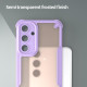 For Samsung Galaxy S24+ 5G Armor Glaze PC Hybrid TPU Phone Case(Purple)