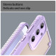 For Samsung Galaxy S24+ 5G Armor Glaze PC Hybrid TPU Phone Case(Purple)