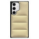 For Samsung Galaxy S24+ 5G Cotton Filling Eiderdown Airbag Phone Case(Beige)
