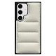 For Samsung Galaxy S24+ 5G Cotton Filling Eiderdown Airbag Phone Case(White)
