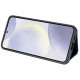 For Samsung Galaxy S24+ 5G Three Fold Card Bag Phone Case with Long Lanyard(Blue)