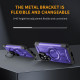 For Samsung Galaxy S24+ 5G Lens Holder MagSafe Phone Case(Purple)