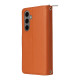 For Samsung Galaxy S24+ 5G Nine-card Slots Zipper Wallet Bag Leather Phone Case(Brown)