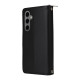 For Samsung Galaxy S24+ 5G Nine-card Slots Zipper Wallet Bag Leather Phone Case(Black)