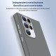 For Samsung Galaxy S24+ 5G Nano Lens Cover Liquid Silicone Phone Case(Titanium Gray)