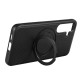 For Samsung Galaxy S24+ 5G ViLi TCY Series Kevlar Leather Texture Rotating Holder Phone Case(Black)